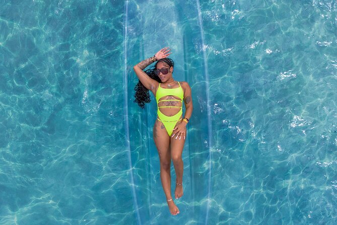 Clear Kayak Drone Photoshoot in Jamaica - Pose coaching makes the short session count