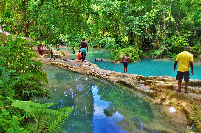 Dunn's River and Blue Hole with lunch combo from Montego Bay - A 30-minute jerk lunch in Ocho Rios