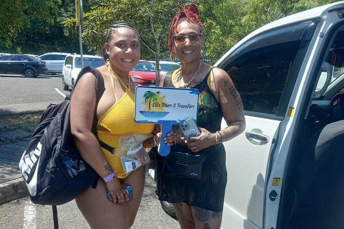 Dunn's River Falls and Blue Hole Secret Falls Combo Daytrip - Arriving at Blue Hole near Ocho Rios
