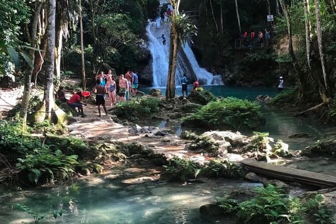Dunn's River Falls and Blue Hole Tour Ocho Rios from Montego Bay - A private Montego Bay route with two big water stops