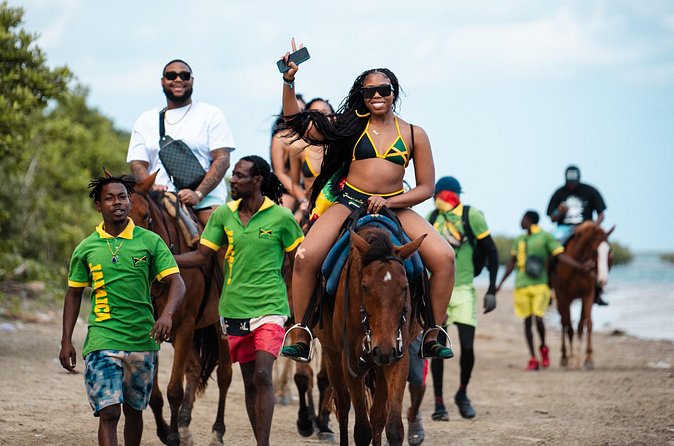 Dunn's River Falls and Horseback Riding Adventure Ocho Rios Ja - Lunch, jerk food, and the extras that shape the cost