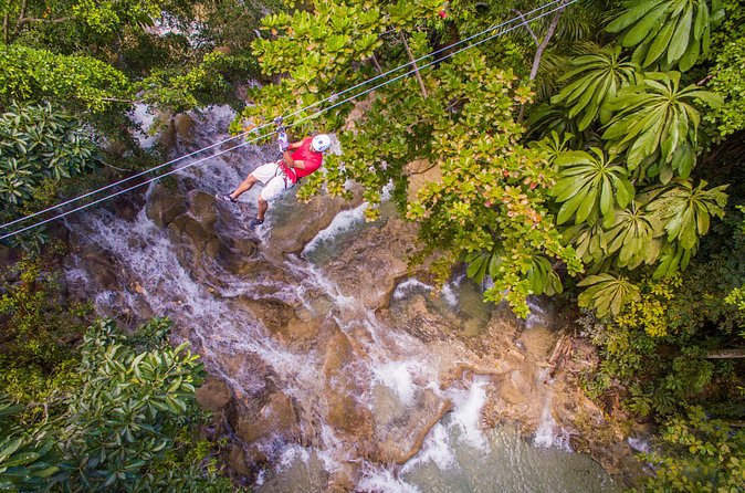 Dunn's River Falls and Zipline (Over the Falls) Adventure Tour from Ocho Rios - What the price of $158.98 means