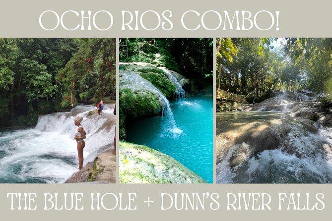 Dunn's River Falls & Blue Hole from Montego Bay or Falmouth - Two famous waterfalls, one long day