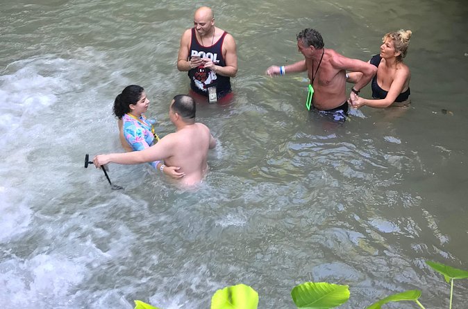 Dunn's River Falls From Montego Bay - The waterfall climb: active, wet, and manageable with help
