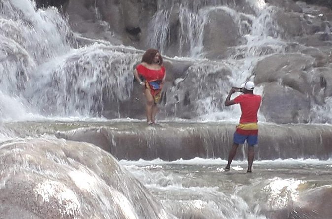 Dunn's River Falls from Ocho Rios - The beach and the parts you can enjoy without climbing