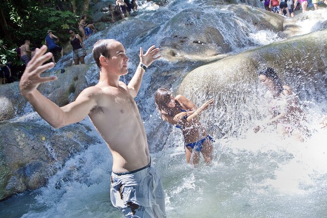 Dunn's River Falls & Luminous Lagoon Guided Tour from Montego Bay - A Jamaican jerk stop at Scotchies Drax Hall