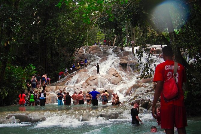 Dunn's River Falls Party Cruise, Blue Hole with Snorkeling, free beverages - Timing, group size, and the real value of $165.30