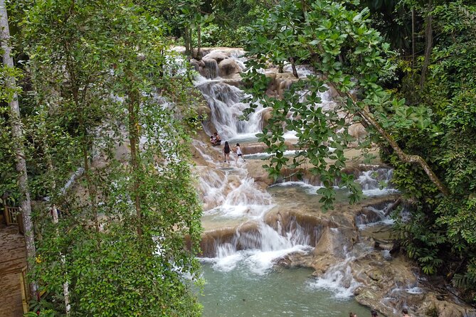 Dunns River Falls, Rafting, Zipline & Horseback from Montego Bay - Scotchies adds real Jamaican flavor