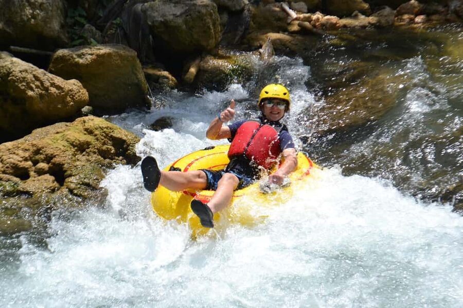 Falmouth: Jungle River Tubing & Bamboo Beach Club with Lunch - The ride from Falmouth sets the tone