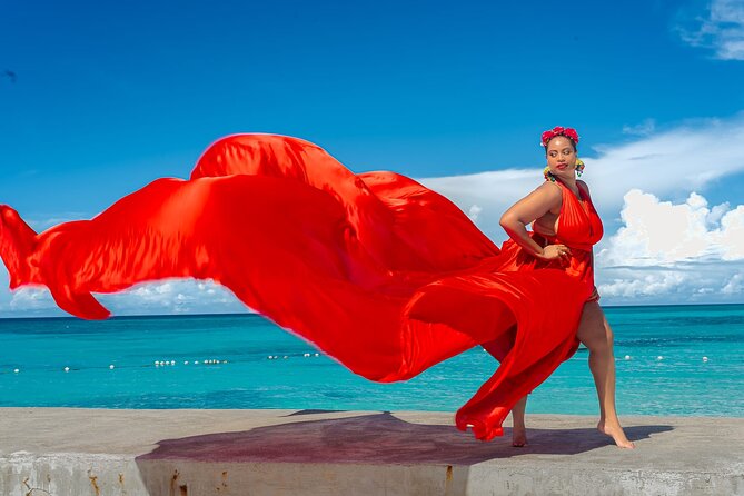 Flying Dress Photoshoot at Doctors Cave Beach Montego Bay Jamaica - Getting to the beach and planning your day
