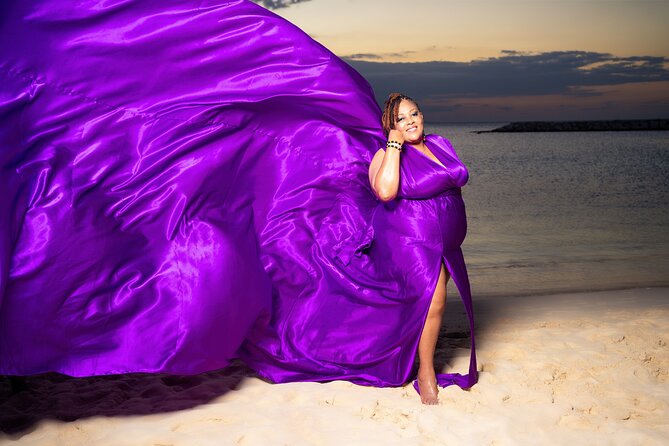 Flying Dress Photoshoot in Jamaica - A focused one-hour beach photo walk
