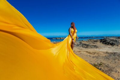 Flying dress session