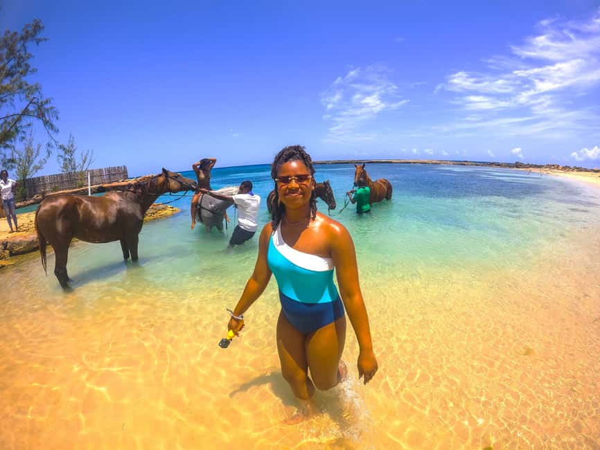 From Falmouth: Horseback Ride and Swim Beach Trip - Riding from Falmouth into Jamaica’s countryside