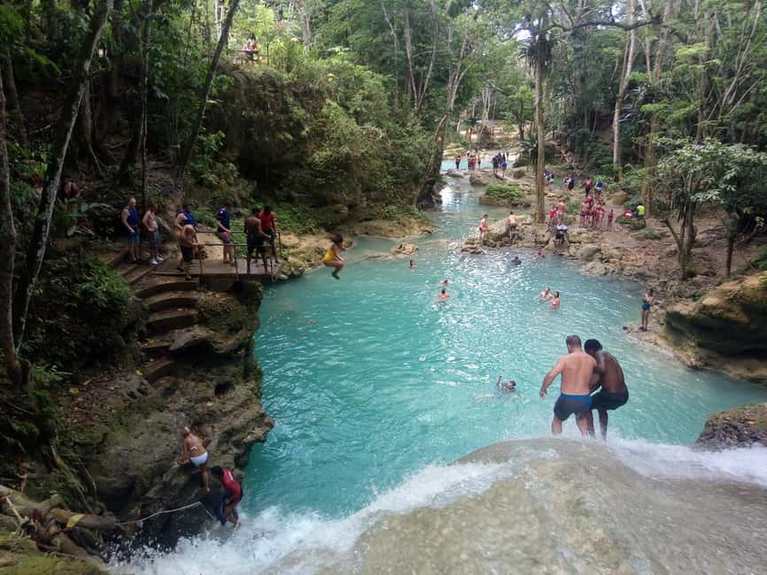 From Montego Bay: Blue Hole Waterfall Experience - Arriving at Island Gully Falls