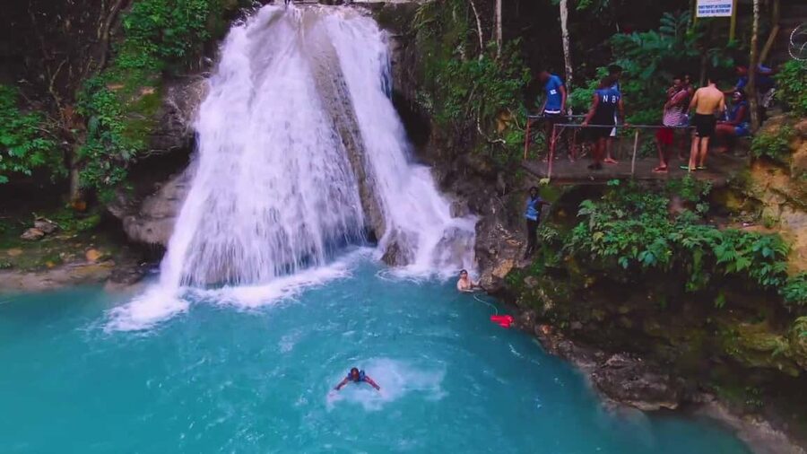 From Montego Bay: Blue Hole Waterfall Experience - The Montego Bay pickup and the road to St. Ann