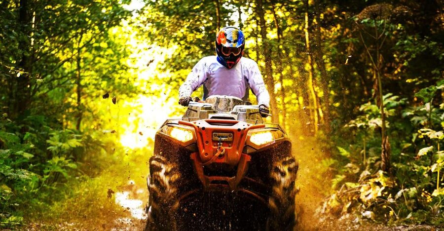 From Runaway Bay: Off Road Vehicle Adventure Tour - Helmet fitting, orientation, and getting dirty