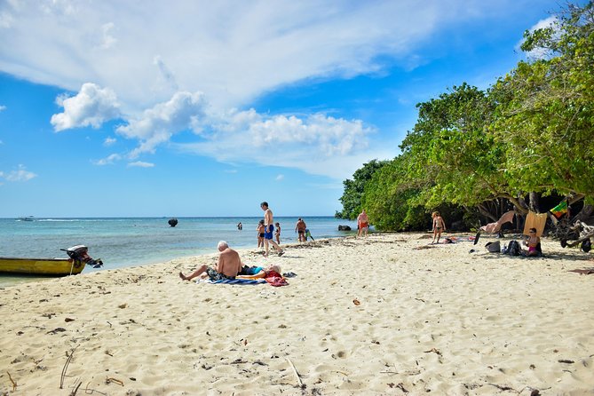 Glass Bottom Boat Ride/Snorkeling/Booby Cay Island from Negril - Booby Cay Island: white sand, local food, and a rough edge
