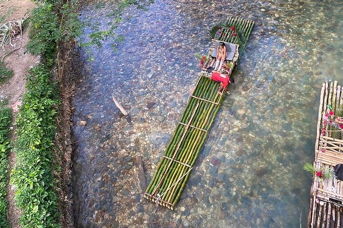 Great River bamboo Rafting and Margaritaville from Montego Bay - The limestone foot massage