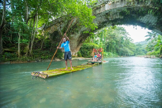 Great River Rafting with Limestone body or Foot Massage - What the bamboo raft ride feels like