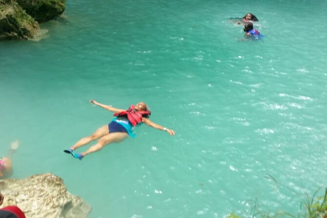 Horseback Ride, Bamboo Rafting and Bluehole/Secret Falls Tour from Montego Bay - Blue Hole and Secret Falls, the active centerpiece