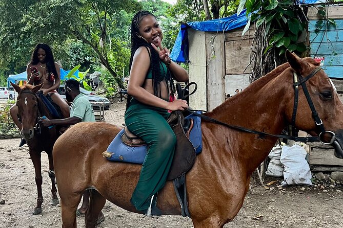 Horseback Riding Adventure in Jamaica - Getting Comfortable With Your Horse