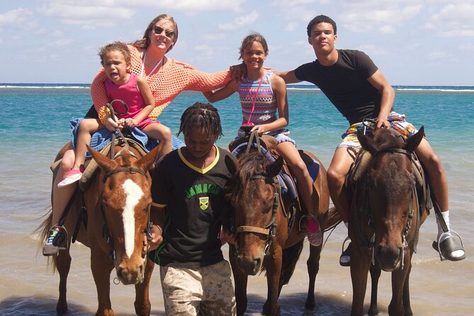 Horseback Riding and Swim Experience - Getting settled on a well-trained horse