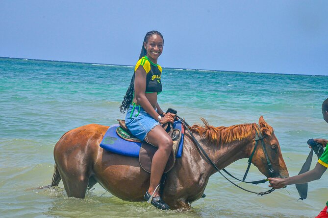 Horseback riding & bluehole secret falls from Montego Bay - Timing, pickup, and group size