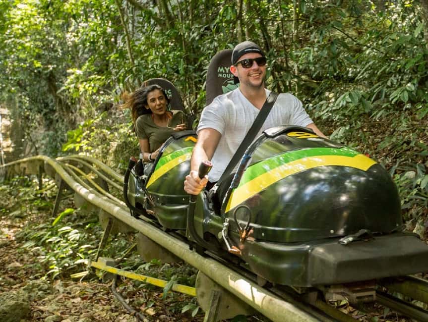 Jamaica: Bobsled and Dunn's River Falls Adventure Tour - From hotel lobby to Jamaica’s mountain roads