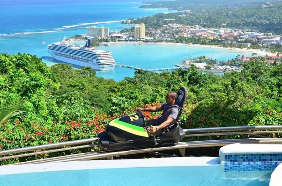 Jamaica: Bobsled and Dunn's River Falls Adventure Tour - Climbing Dunn’s River Falls