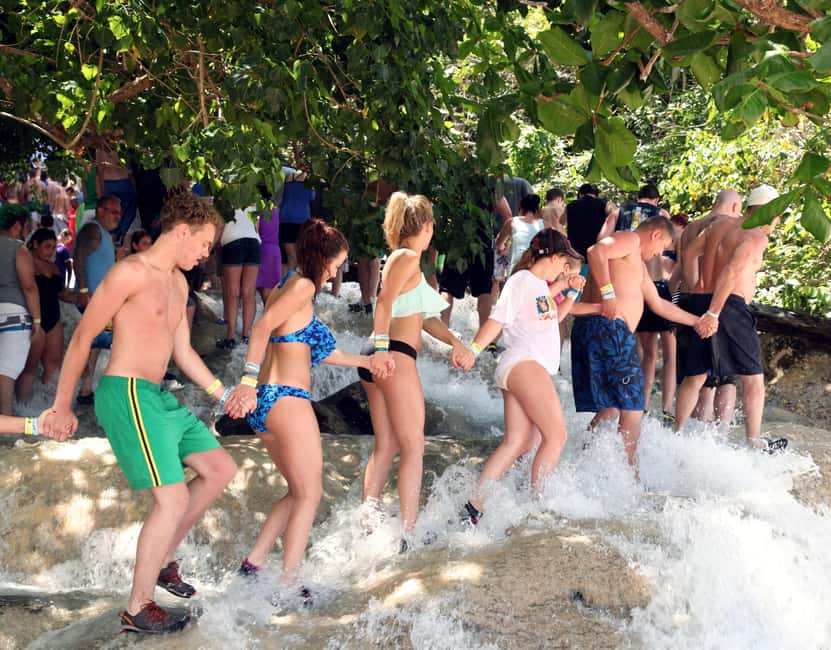 Jamaica: Dunn’s River Falls and Jungle River Tubing Tour - From Montego Bay to Ocho Rios by private vehicle