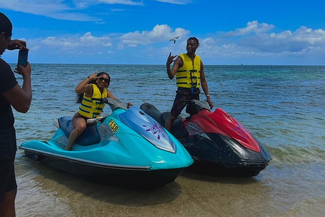 Jet Ski in Montego Bay - The ride begins at Breeze in Water Sports
