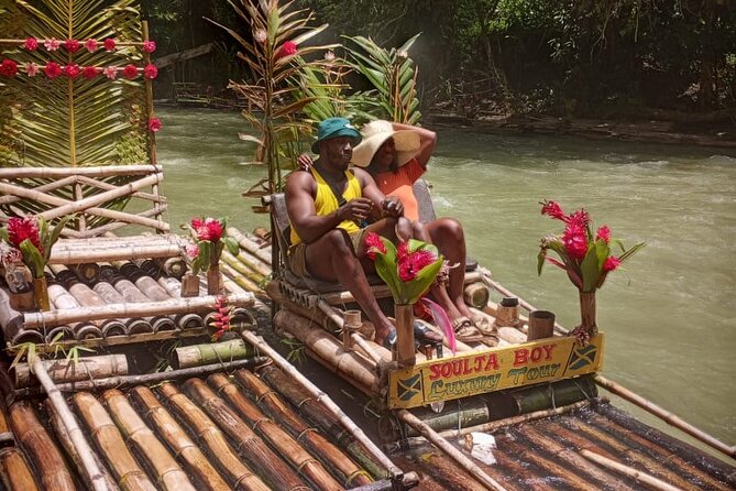 Lethe River Bamboo Rafting and limestone Foot Massage - Boarding the Two-Person Bamboo Raft