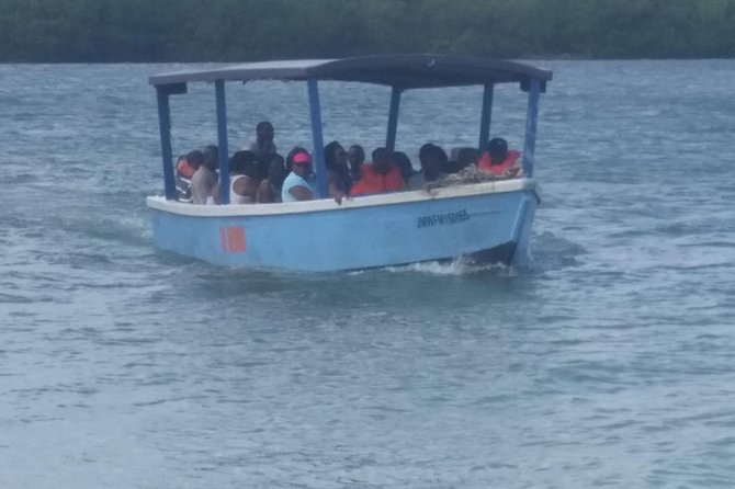 Luminous Lagoon Tour from Montego Bay & Rosehall Hotels - The launch at Glistening Waters Restaurant and Marina