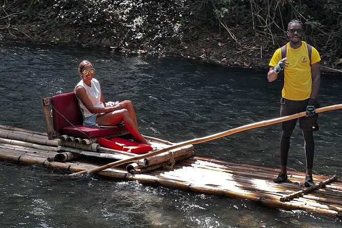 (Martha Brae River) Bamboo Rafting - Arrival, welcome drink, and life vest
