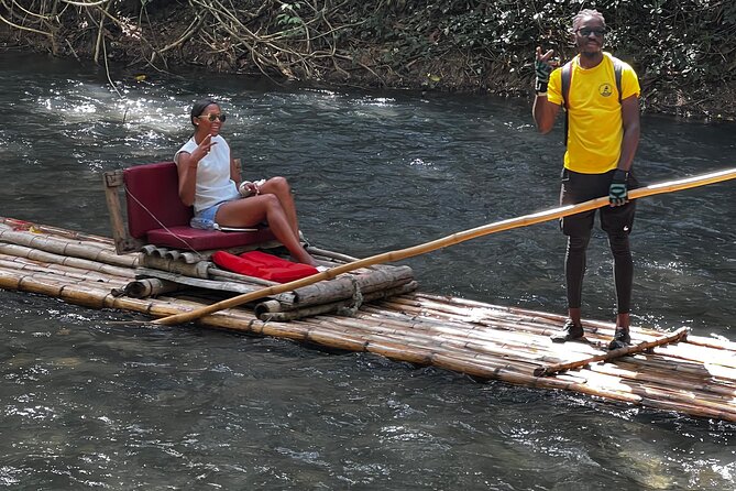 (Martha Brae River) Bamboo Rafting - The limestone foot massage option