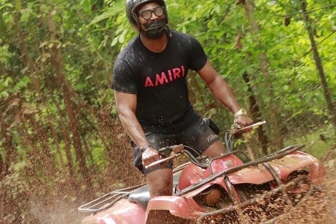 Montego Bay ATV Ride & Bamboo Rafting With Limestone Foot Massage - A Calm River Start in the Hills Above Montego Bay