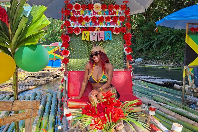 Montego Bay: Bamboo Rafting with Limestone Massage & Shopping - Music, dancing, swimming, and river snacks