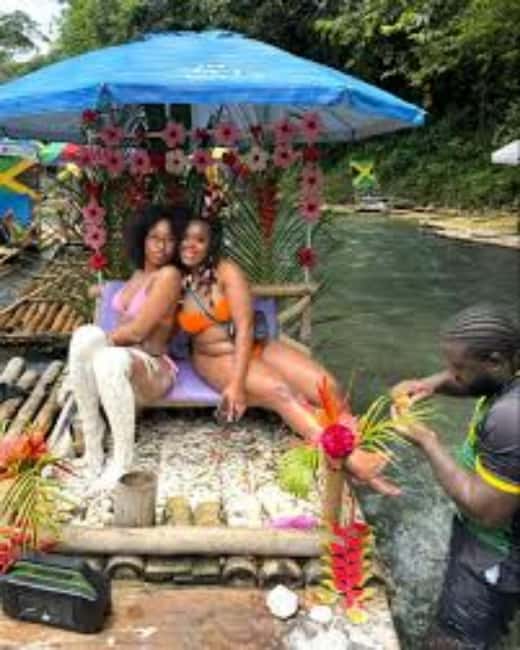 Montego Bay, Jamaica: Bamboo Rafting with Foot Massage - Music, drinks, photographs, and the $40 hookah option