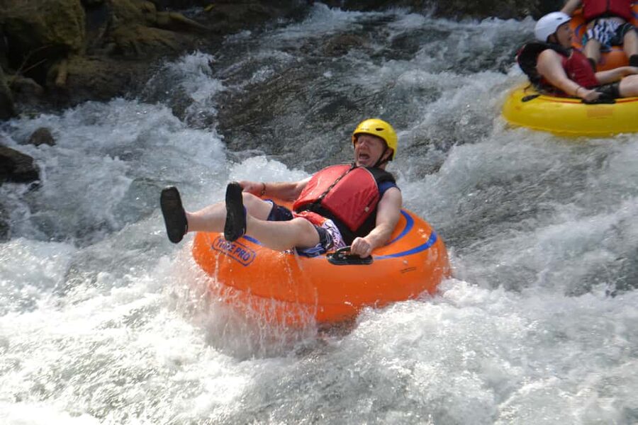Montego Bay: Jungle River Tubing and Bamboo Beach Club Trip - From river calm to Bamboo Beach Club
