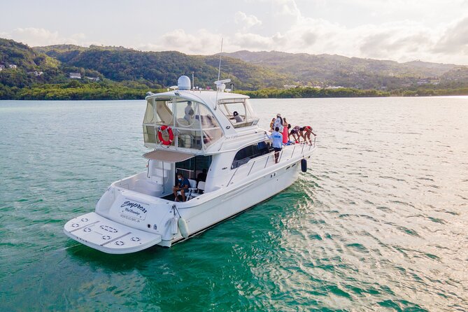 Montego Bay Private Yacht Tour with Open Bar and Lunch - The Fish and Bird Sanctuary route