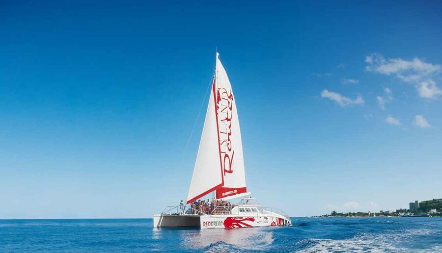 Montego Bay: Reggae Family Catamaran Cruise with Snorkeling - Cruising the north coast by catamaran