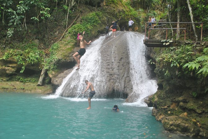 Montego Bay Shore Excursion: Blue Hole & Secret Falls Tour plus Shopping - A short hike leads to Secret Falls