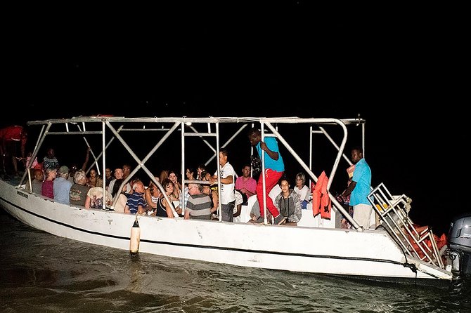 Mystic Lagoon Guided Boat Ride and Swim - From Montego Bay to Falmouth after dark