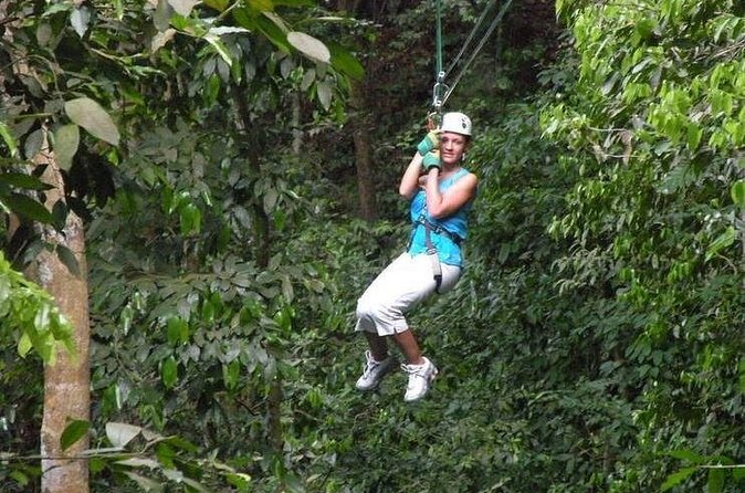 Mystic Mountain Canopy Experience From Montego Bay - The Sky Explorer chairlift above the treetops