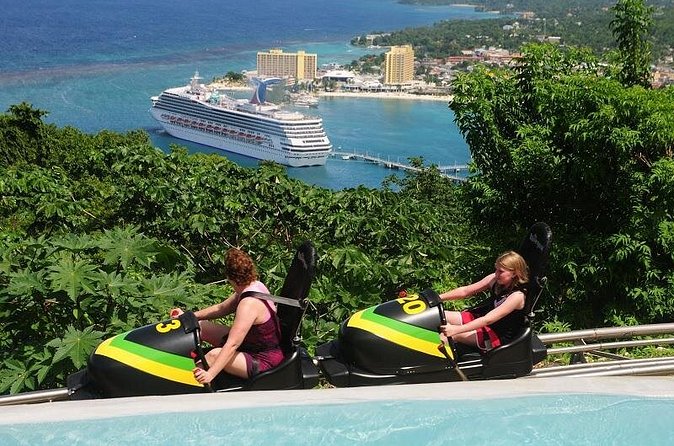 Mystic Mountain Canopy Experience From Montego Bay - The 1,000-meter bobsled ride