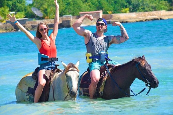 Negril 45-minute Guided Horseback Ride and Swim - Riding from Jamwest to the Caribbean Sea