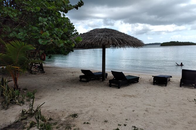Negril Private and Public Beach with Ricks Cafe from Montego Bay - Seven Mile Beach shows Negril’s public side
