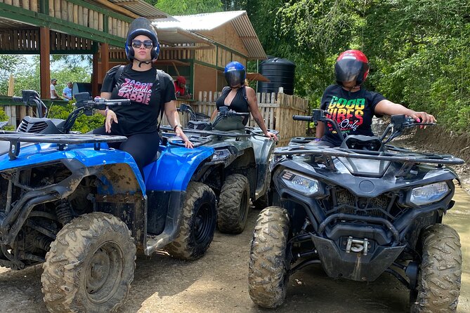 No driver’s license required Atv ride with transportation. - Riding Through Forest, Water, and Rough Ground