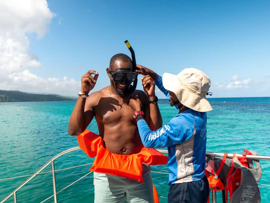 Ocho Rios: Catamaran Sail & Snorkel + Dunn's River Climb - A sea-to-waterfall day from St. Ann Parish