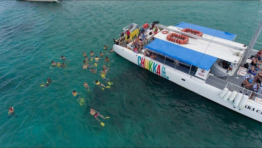 Ocho Rios: Catamaran Sail & Snorkel + Dunn's River Climb - Climbing the 600-foot Dunn’s River Falls